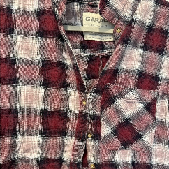 Garage Boyfriend Fit Flannel - Picture 3 of 6